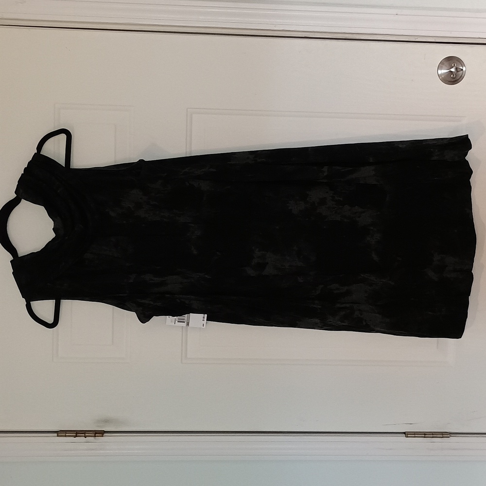 Michael By Michael Kors Black And Grey Sleeveless Dress 1X NWT - Picture 3 of 7